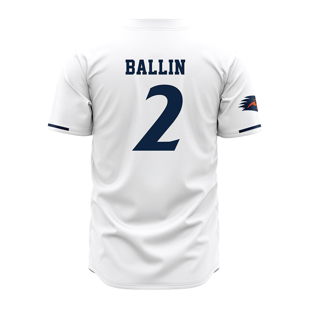 UTSA - NCAA Baseball : Jordan Ballin - White Jersey-1