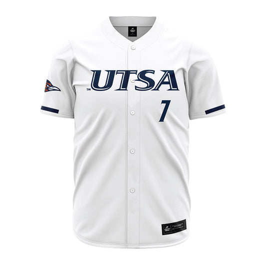UTSA - NCAA Baseball : Mason Jacob - White Jersey-0
