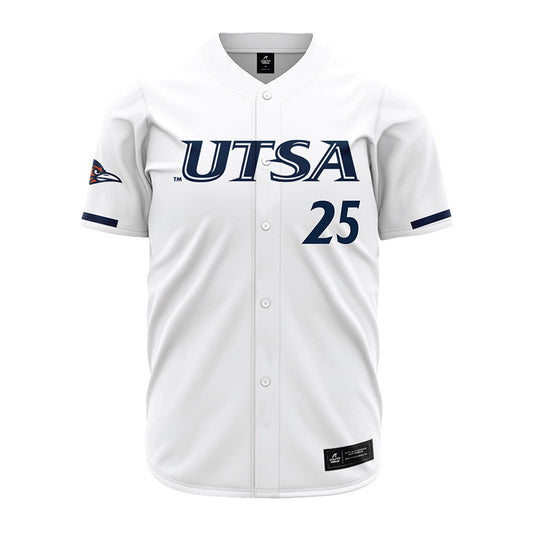 UTSA - NCAA Baseball : Braden Davis - Baseball Jersey White