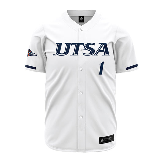 UTSA - NCAA Baseball : Peyton Adams - White Jersey