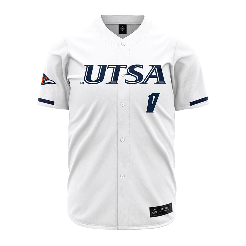 UTSA - NCAA Baseball : Zach Royse - Baseball Jersey White