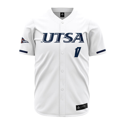 UTSA - NCAA Baseball : Zach Royse - Baseball Jersey White