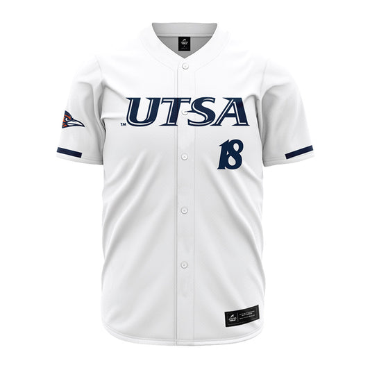 UTSA - NCAA Baseball : Tanner Sever - Baseball Jersey White