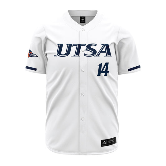 UTSA - NCAA Baseball : Ryan Ward - Baseball Jersey White