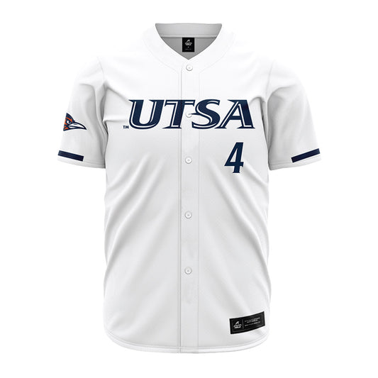 UTSA - NCAA Baseball : Tye Odom - Baseball Jersey White