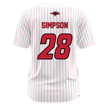 Seattle - NCAA Softball : Nicola Simpson - White Jersey-1