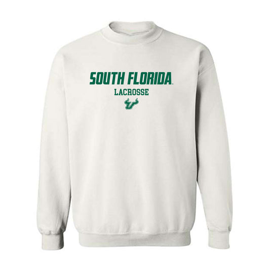 USF - NCAA Women's Lacrosse : Taylor DeMarco - Classic Shersey Crewneck Sweatshirt-0