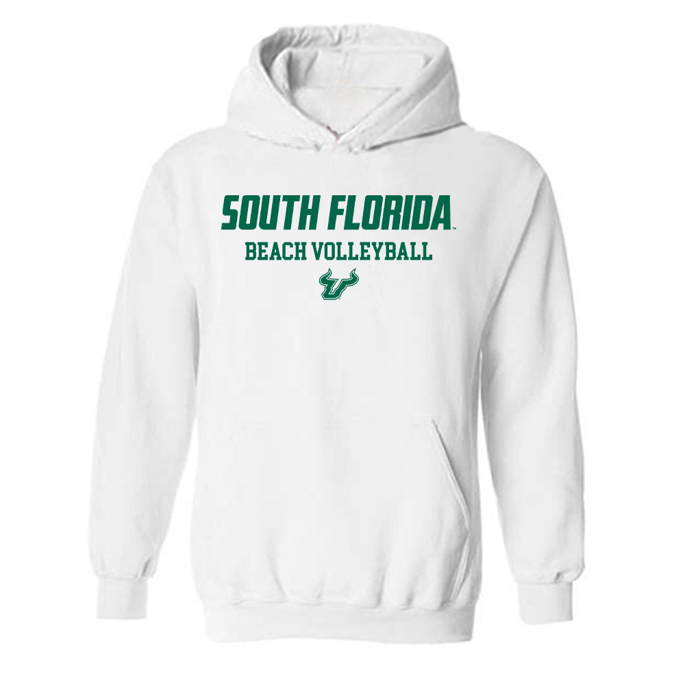 USF - NCAA Beach Volleyball : Lola Hufnagel - Classic Shersey Hooded Sweatshirt-0