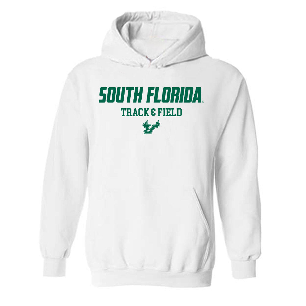 USF - NCAA Men's Track & Field : Kendell Mosley Jr - Classic Shersey Hooded Sweatshirt-0