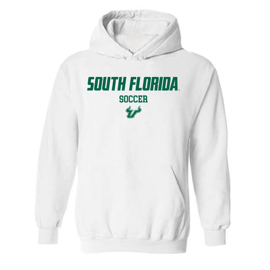 USF - NCAA Women's Soccer : Mia Rodach - Classic Shersey Hooded Sweatshirt-0