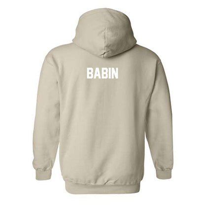  - NCAA Men's Track & Field : Kobe Babin - Classic Shersey Hooded Sweatshirt-1