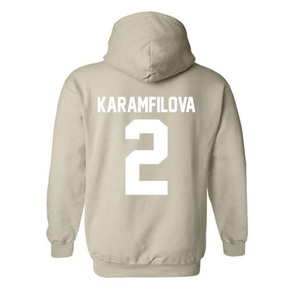 USF - NCAA Women's Basketball : Yana Karamfilova - Classic Shersey Hooded Sweatshirt-1