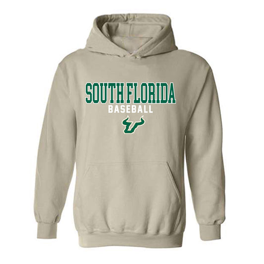 USF - NCAA Baseball : Eli Pitts - Classic Shersey Hooded Sweatshirt-0