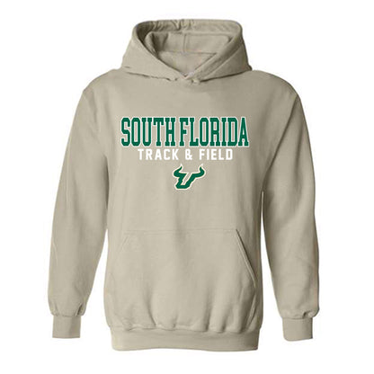 USF - NCAA Men's Track & Field : Alexavier Monfries - Classic Shersey Hooded Sweatshirt-0