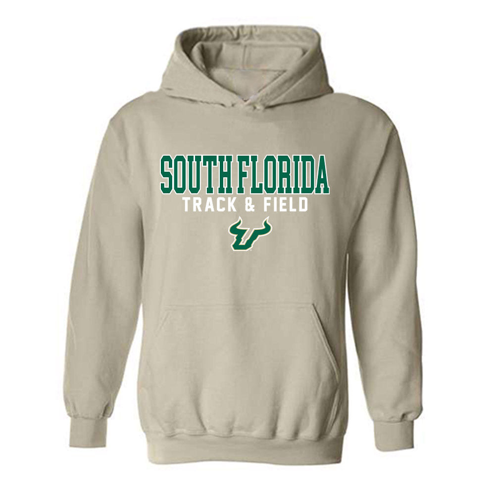 USF - NCAA Women's Track & Field : Terren Peterson - Classic Shersey Hooded Sweatshirt-0