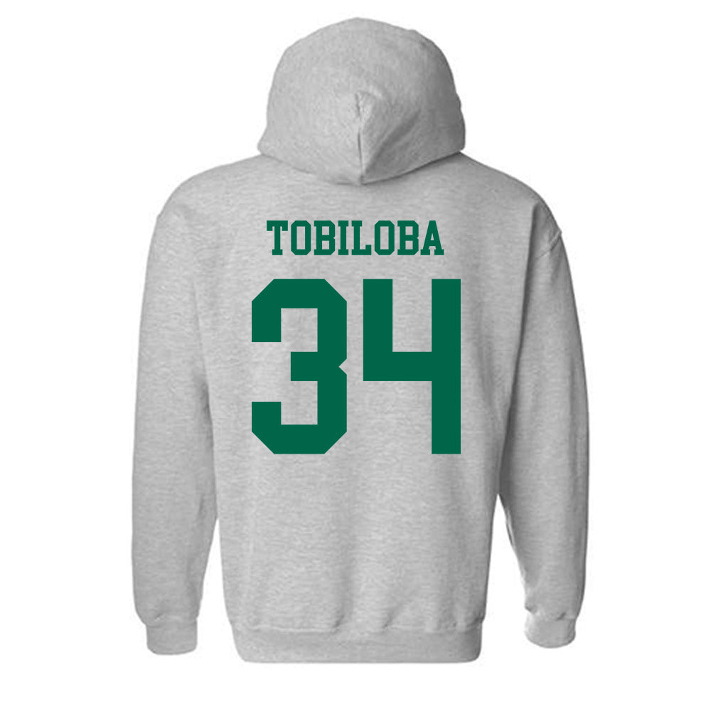 USF - NCAA Men's Basketball : Daniel Tobiloba - Classic Shersey Hooded Sweatshirt