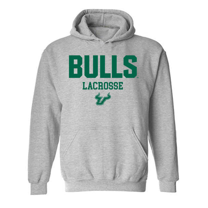 USF - NCAA Women's Lacrosse : Lexi Larsen - Classic Shersey Hooded Sweatshirt-0