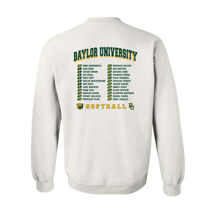 Baylor - NCAA Softball :  - Team Caricature Crewneck Sweatshirt