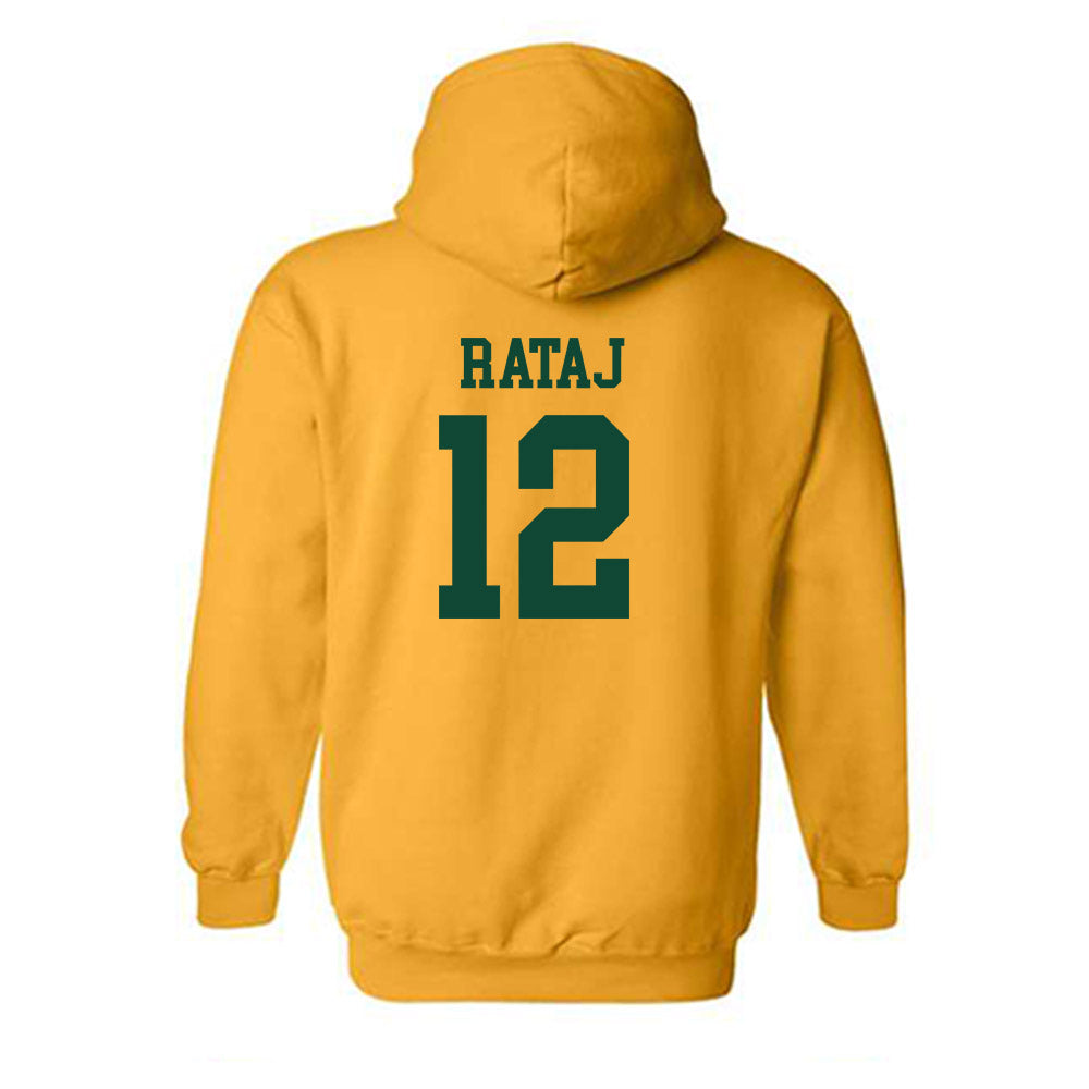 Baylor - NCAA Men's Basketball : Michael Rataj - Sports Shersey Hooded Sweatshirt-1