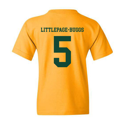 Baylor - NCAA Women's Basketball : Darianna Littlepage-Buggs - Youth T-Shirt Sports Shersey