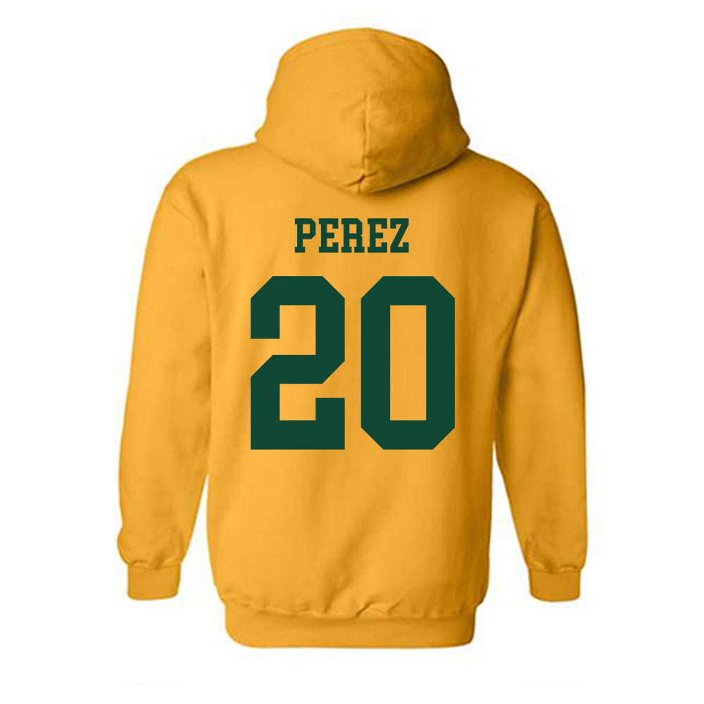 Baylor - NCAA Men's Basketball : Maikcol Perez - Classic Shersey Hooded Sweatshirt-1