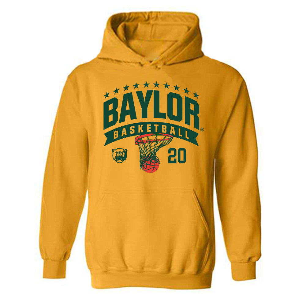 Baylor - NCAA Men's Basketball : Maikcol Perez - Classic Shersey Hooded Sweatshirt-0