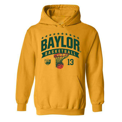 Baylor - NCAA Men's Basketball : James Goodis - Classic Shersey Hooded Sweatshirt-0