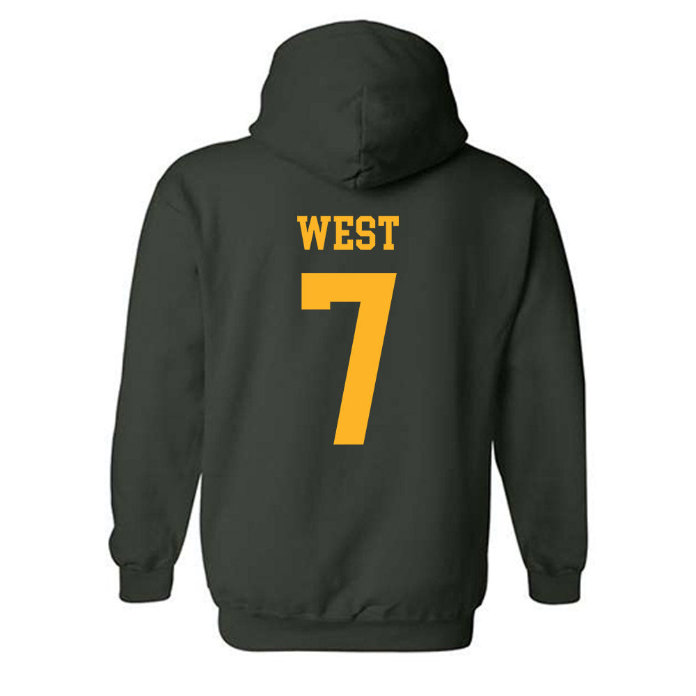 Baylor - NCAA Softball : Kaci West - Hooded Sweatshirt Sports Shersey