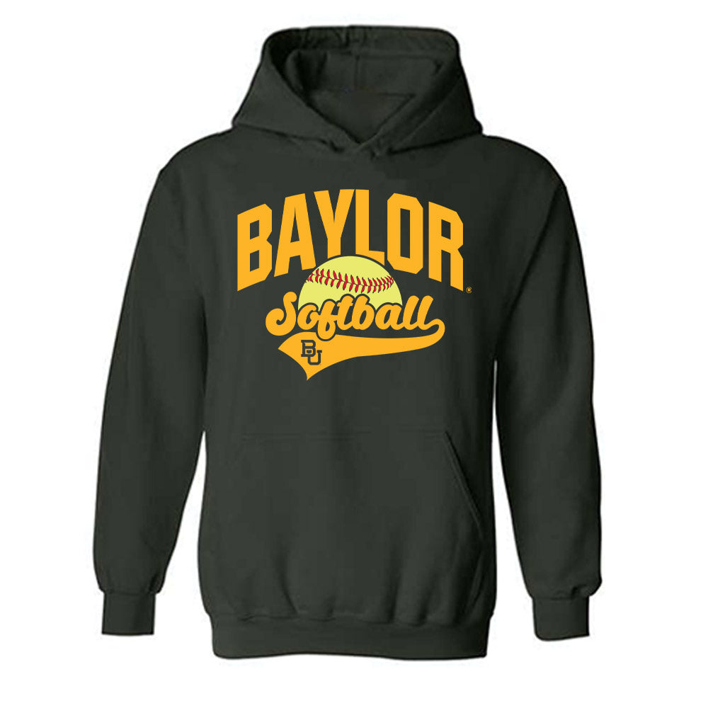 Baylor - NCAA Softball : Leah Cran - Hooded Sweatshirt Sports Shersey