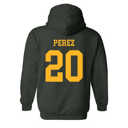 Baylor - NCAA Men's Basketball : Maikcol Perez - Classic Shersey Hooded Sweatshirt-1