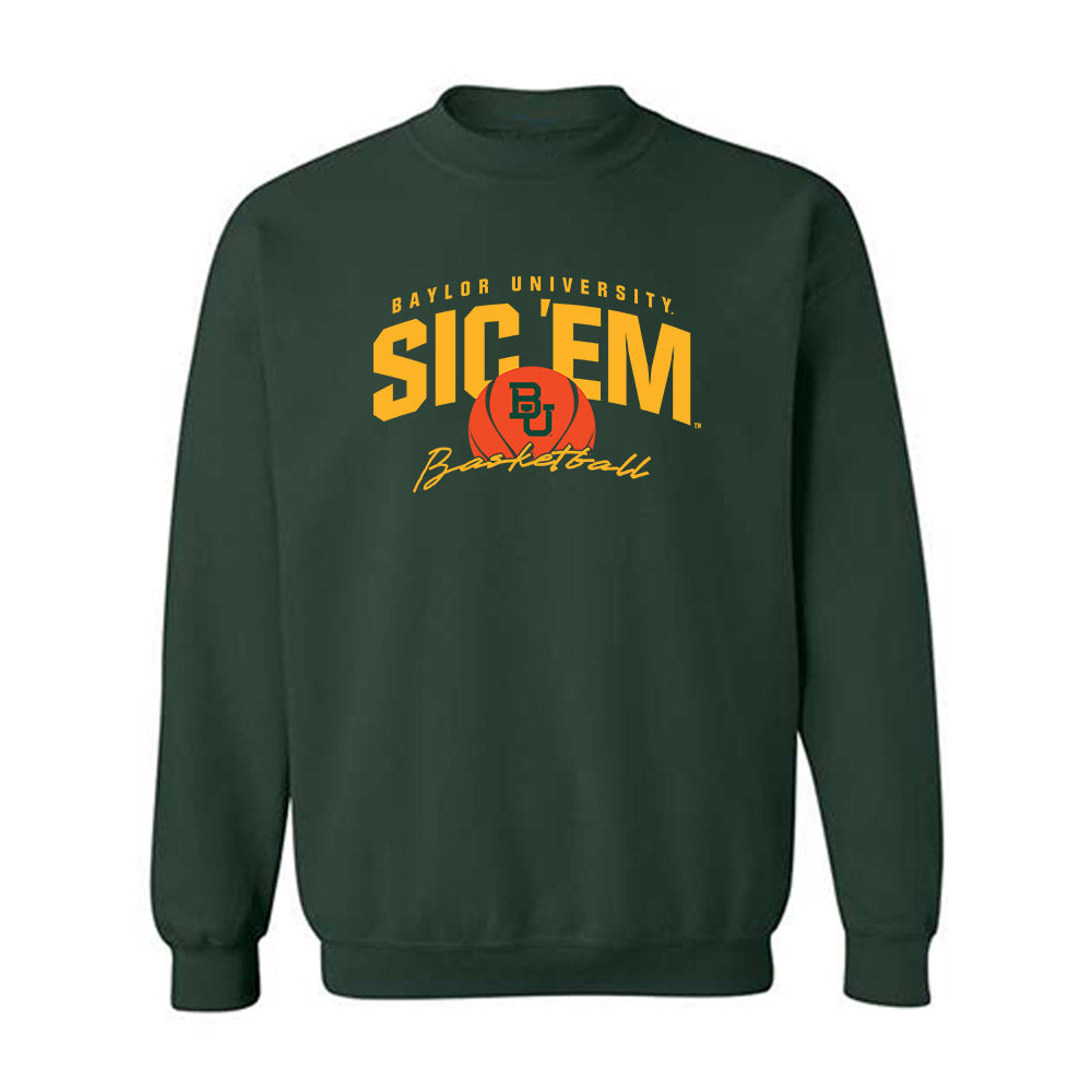 Baylor - NCAA Men's Basketball : Maikcol Perez - Sports Shersey Crewneck Sweatshirt-0
