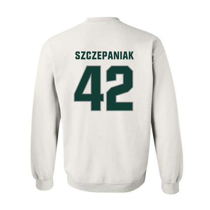 Michigan State - NCAA Baseball : Ryan Szczepaniak - Crewneck Sweatshirt Classic Shersey