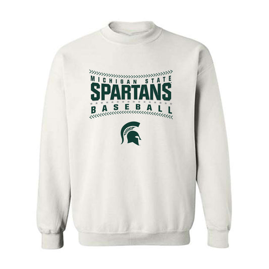 Michigan State - NCAA Baseball : Josh Klug - Crewneck Sweatshirt-0