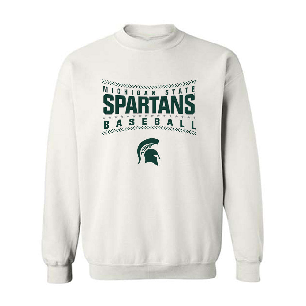 Michigan State - NCAA Baseball : Ryan Szczepaniak - Crewneck Sweatshirt Classic Shersey