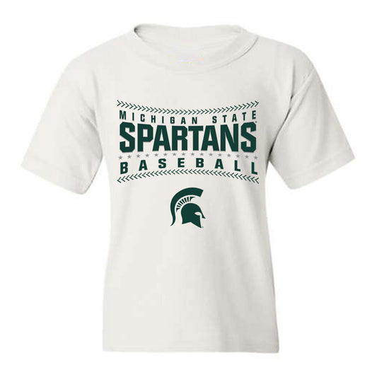 Michigan State - NCAA Baseball : Jaxon Huffman - Youth T-Shirt