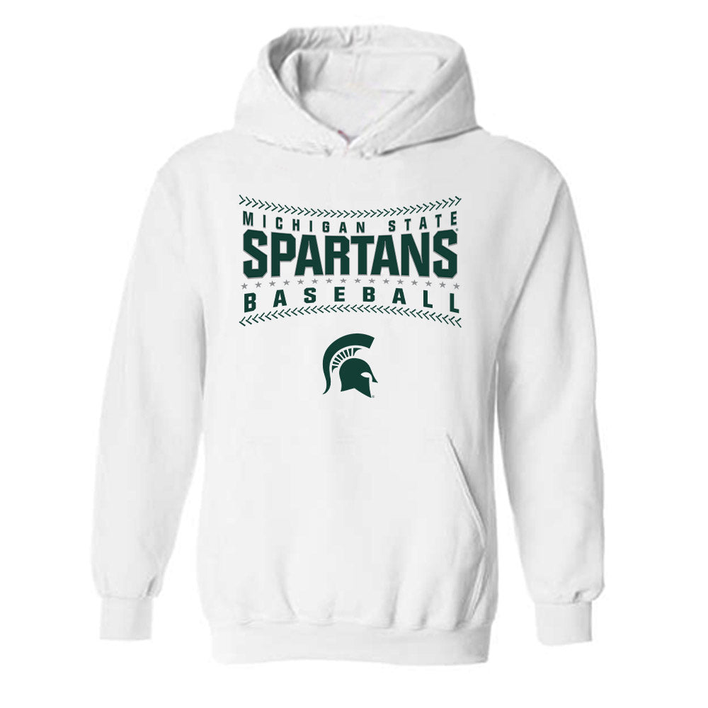 Michigan State - NCAA Baseball : Reggie Sharpe - Hooded Sweatshirt