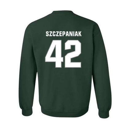 Michigan State - NCAA Baseball : Ryan Szczepaniak - Crewneck Sweatshirt Classic Shersey