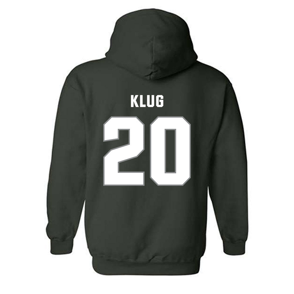 Michigan State - NCAA Baseball : Josh Klug - Hooded Sweatshirt-1