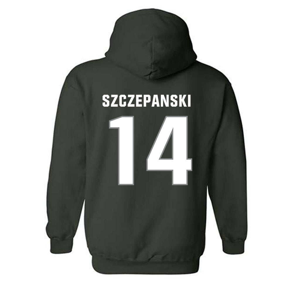 Michigan State - NCAA Baseball : Tommy Szczepanski - Hooded Sweatshirt-1