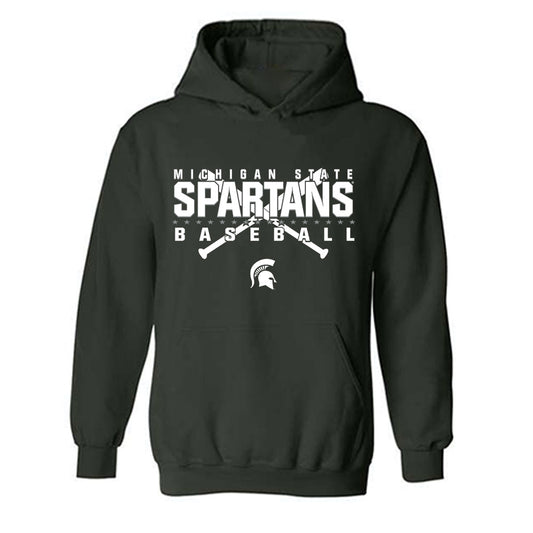 Michigan State - NCAA Baseball : Sam Busch - Hooded Sweatshirt Classic Shersey