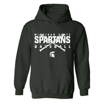 Michigan State - NCAA Baseball : Jacob Anderson - Hooded Sweatshirt