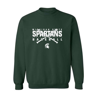 Michigan State - NCAA Baseball : Josh Klug - Crewneck Sweatshirt-0