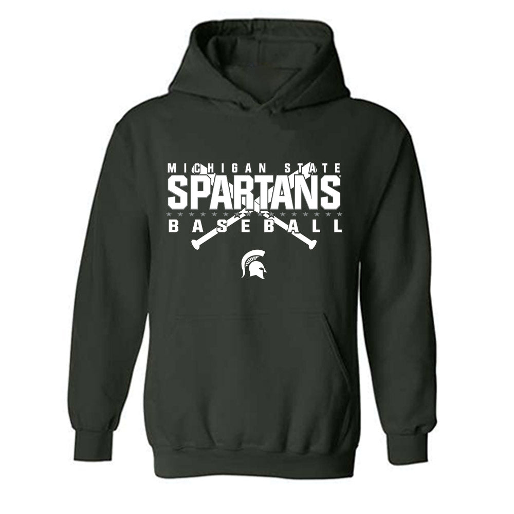 Michigan State - NCAA Baseball : Ryan Szczepaniak - Hooded Sweatshirt Classic Shersey