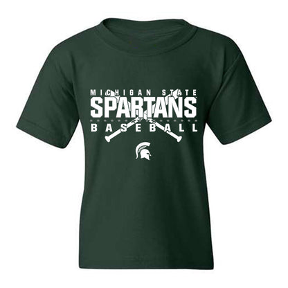 Michigan State - NCAA Baseball : Reggie Sharpe - Youth T-Shirt