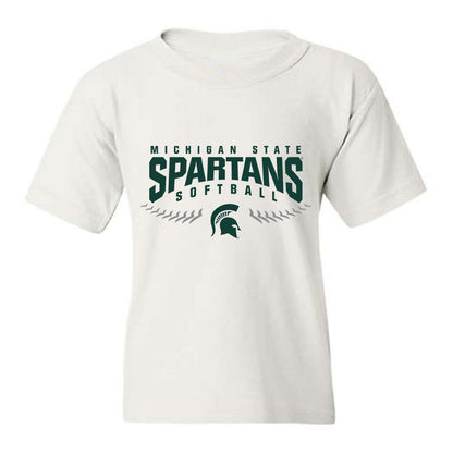 Michigan State - NCAA Softball : Ella Cunningham - Youth T-Shirt-0