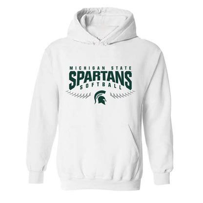 Michigan State - NCAA Softball : Natalie Lower - Hooded Sweatshirt-0
