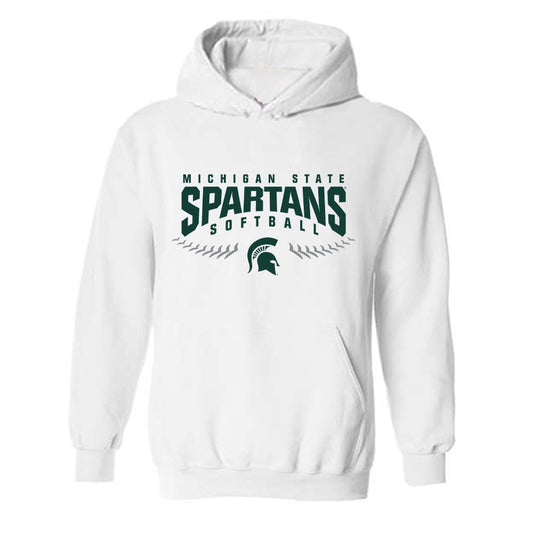 Michigan State - NCAA Softball : Natalie Lower - Hooded Sweatshirt-0
