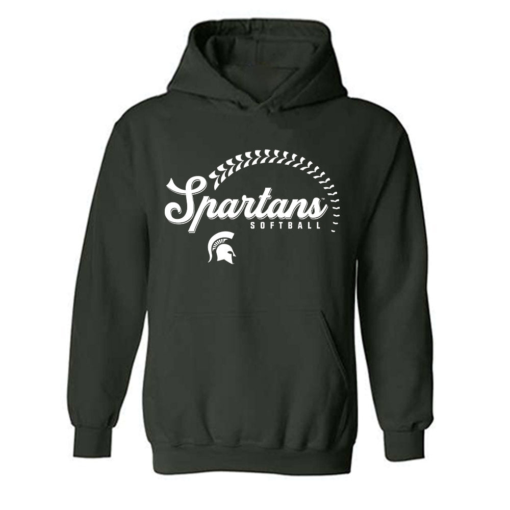 Michigan State - NCAA Softball : Macy Lee - Hooded Sweatshirt-0