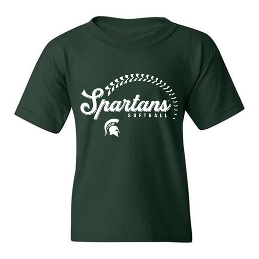Michigan State - NCAA Softball : Ava Coffinger - Youth T-Shirt-0