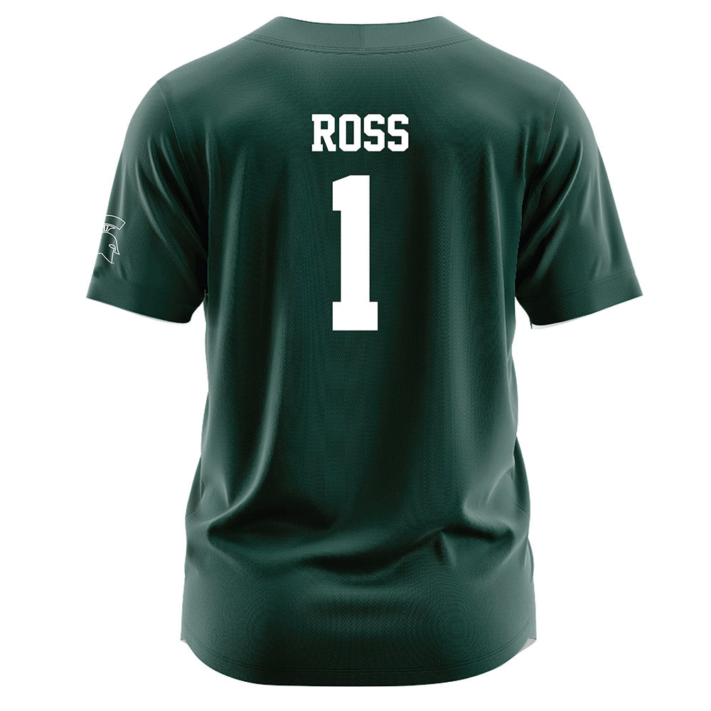 Michigan State - NCAA Softball : Alexis Ross - Green Jersey